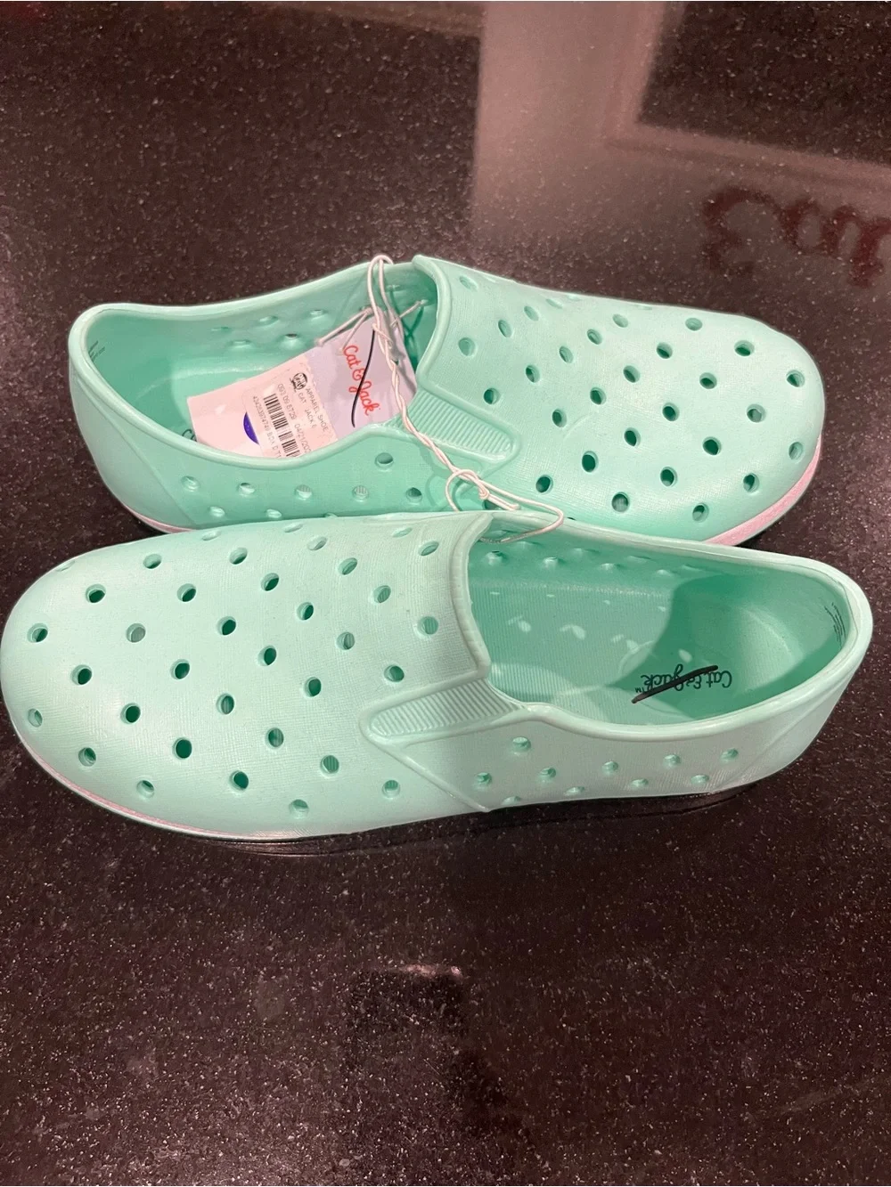 Cat & Jack Mint Green Kids Water Shoes